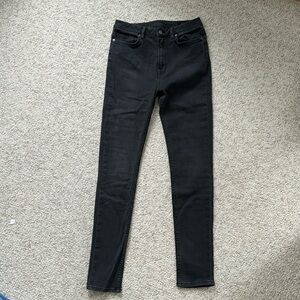 ALLSAINTS Black Denim Stilt Jeans